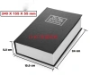 13407 Xinsheng Box Cabinet, Money Box Safe, Household Mini Invisible Creative Bedside Book Password Safe with Lock Clamp, Small safe Specification image